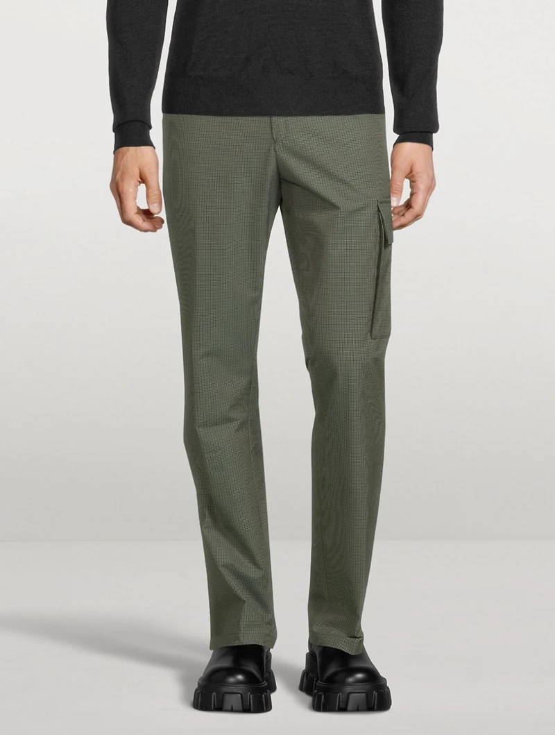 Cotton Pants With Cargo Pocket
