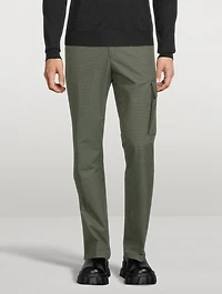 Cotton Pants With Cargo Pocket