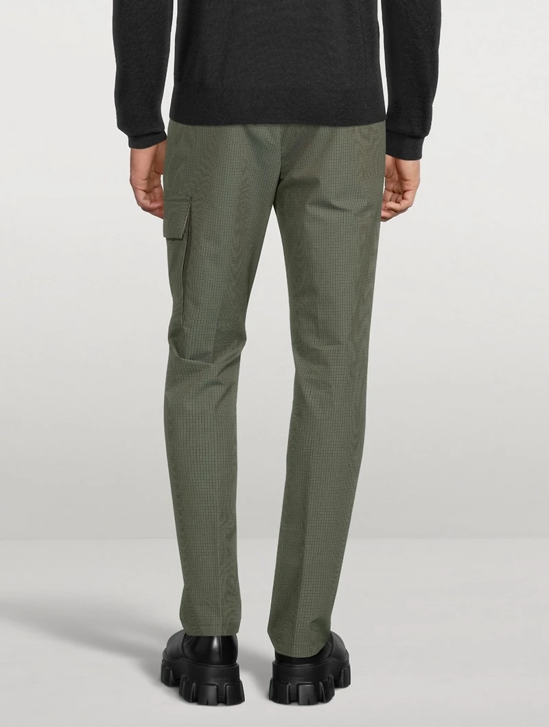 Cotton Pants With Cargo Pocket