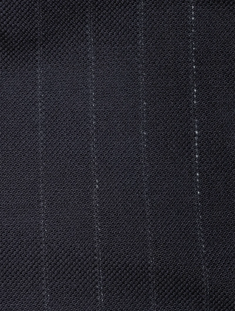 Cotton And Wool Stretch Pants With Pocket