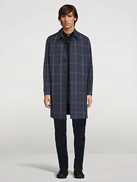 Mac Cotton Coat Check Print
