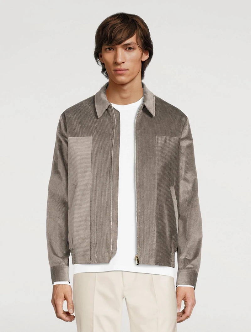 Cotton And Cashmere Corduroy Jacket