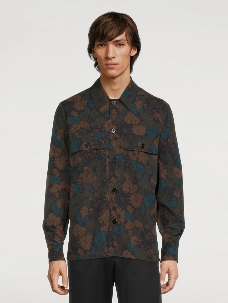 Nylon Shirt Archive Floral Print