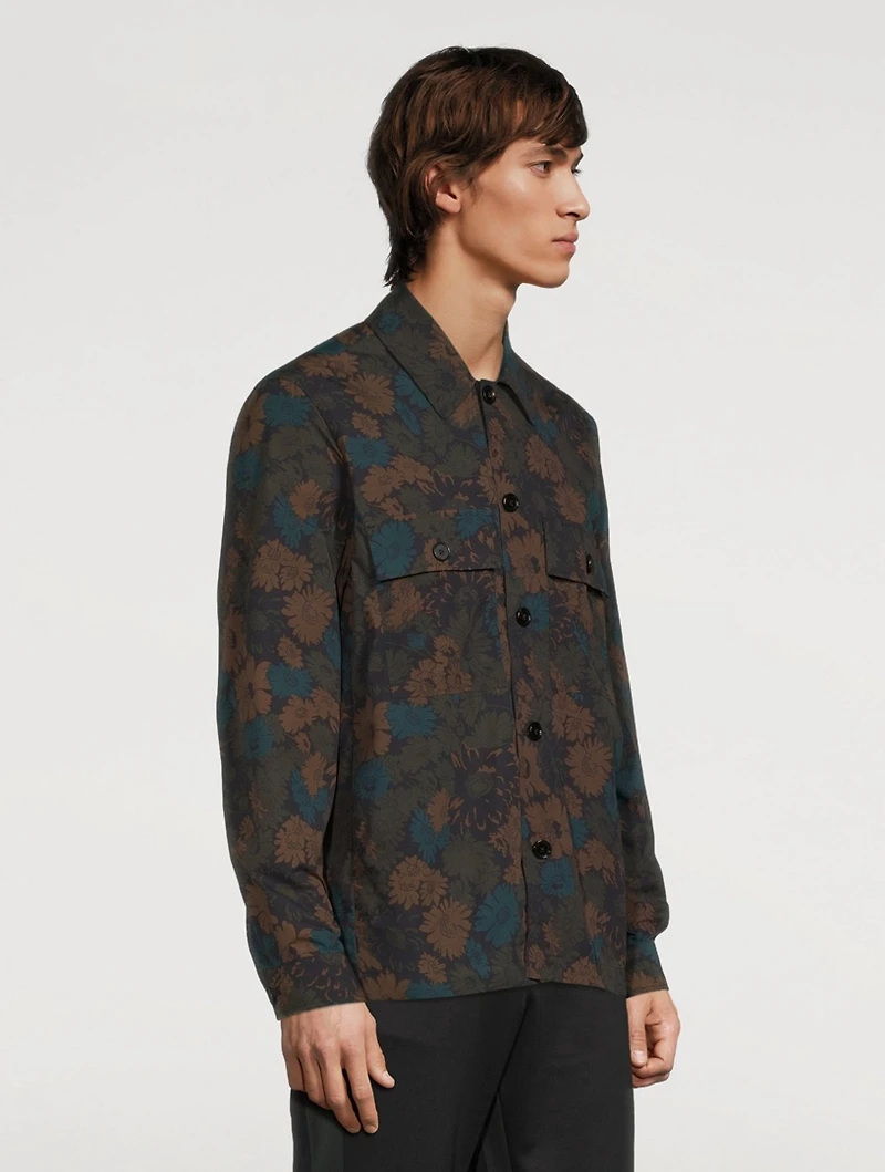 Nylon Shirt Archive Floral Print