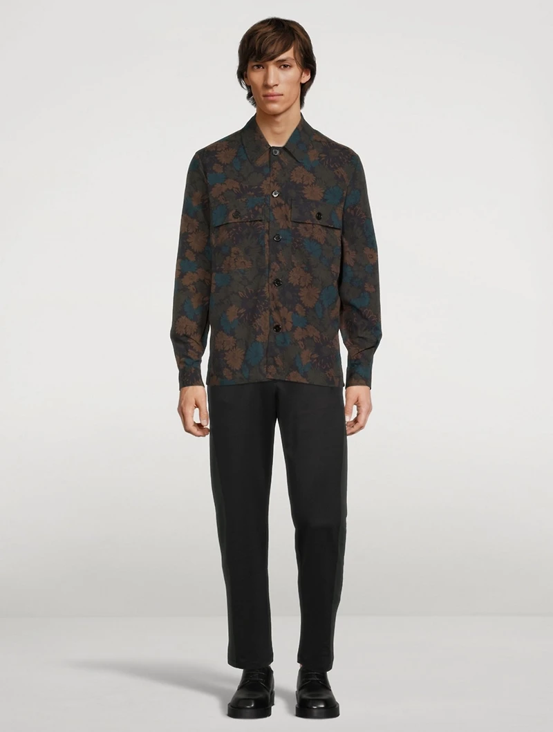 Nylon Shirt Archive Floral Print