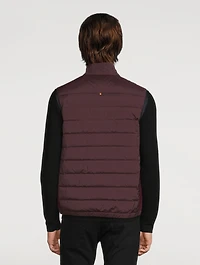 Damson Mixed Media Down Vest