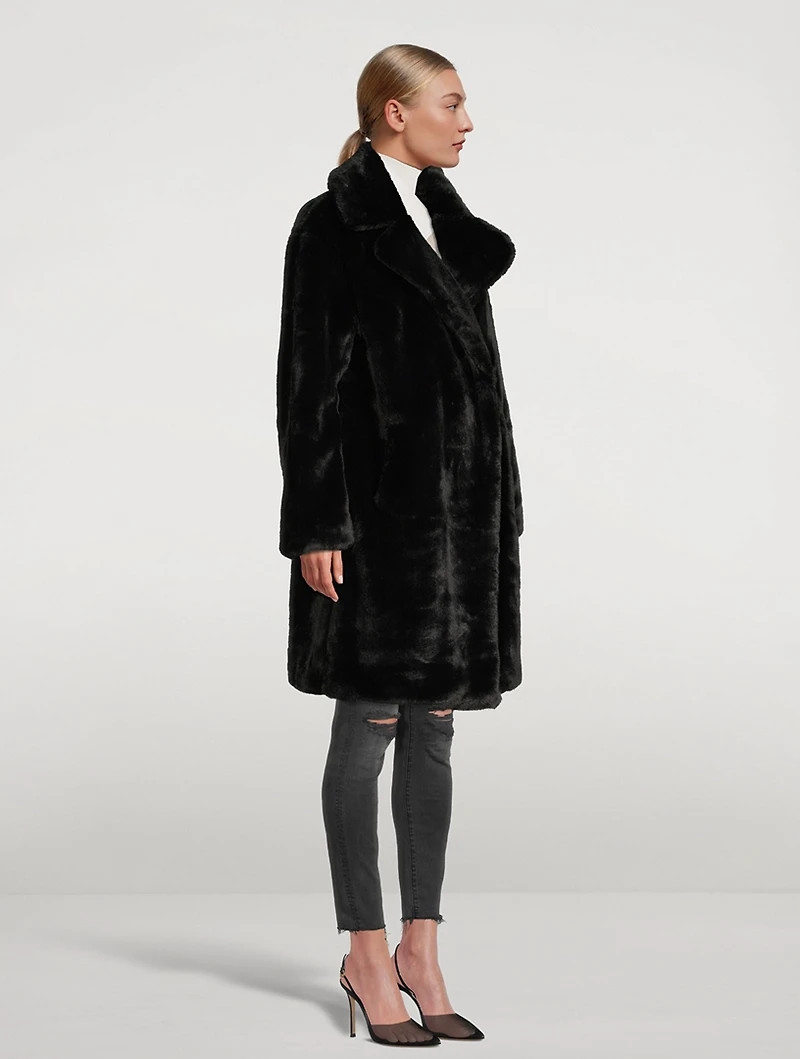 Imani Midi Faux Fur Coat