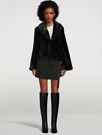 Fiona Faux Fur Short Coat