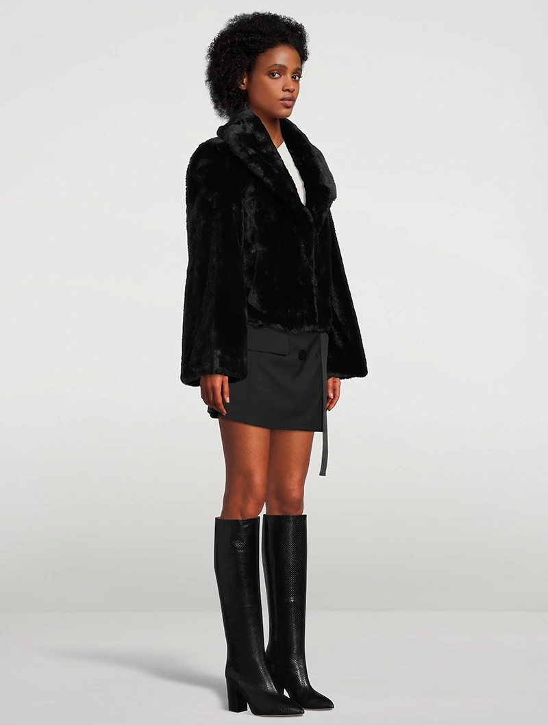 Fiona Faux Fur Short Coat