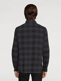 Cotton Slim-Fit Shirt Check Print