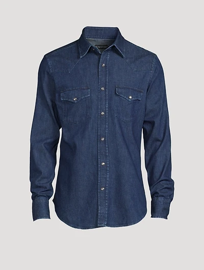 Tailored Denim Shirt