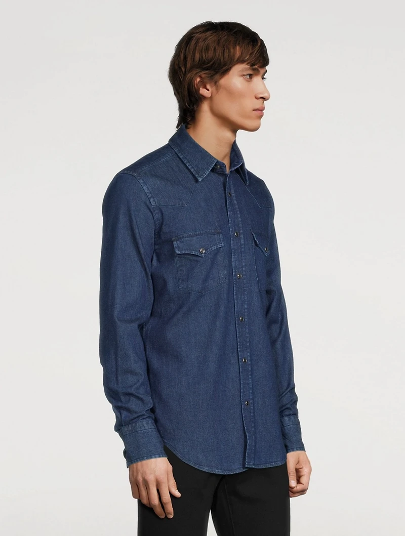 Tailored Denim Shirt