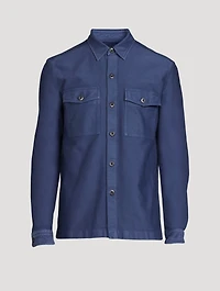 Garment-Dyed Overshirt