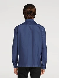 Garment-Dyed Overshirt