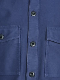 Garment-Dyed Overshirt