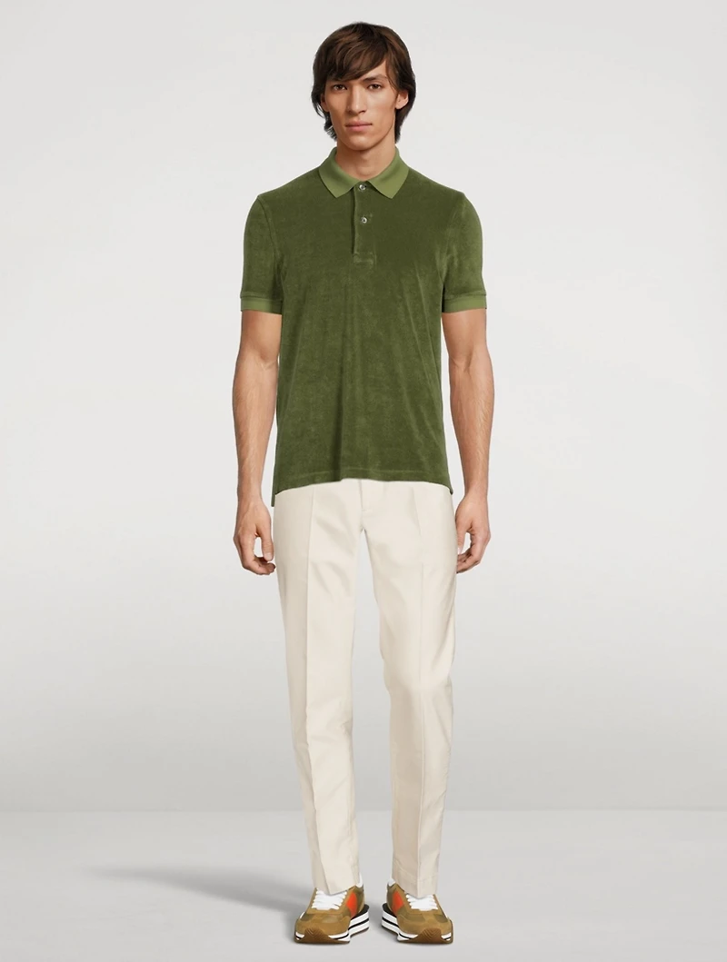 Towelling Polo Shirt