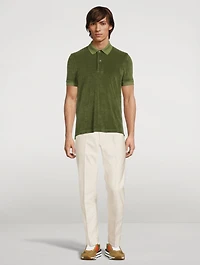 Towelling Polo Shirt