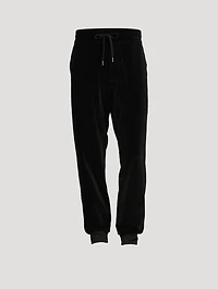 Velour Drawstring Sweatpants