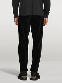 Velour Drawstring Sweatpants