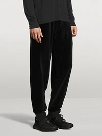 Velour Drawstring Sweatpants