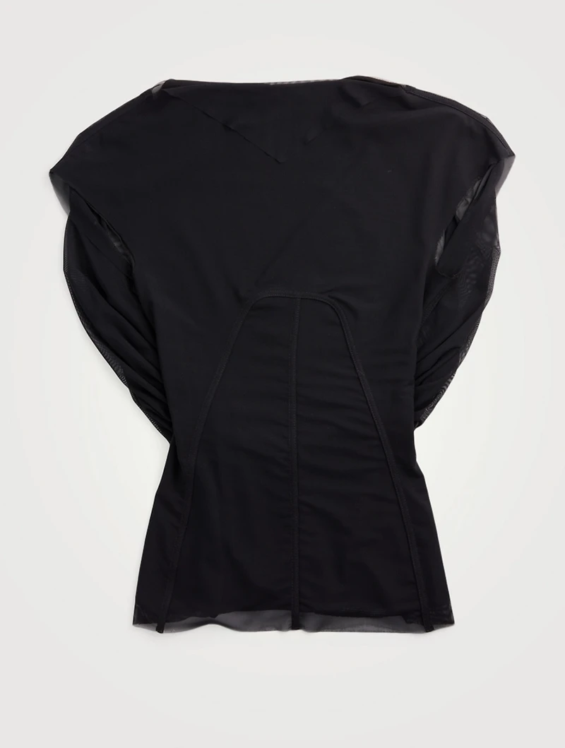 Column Draped Top