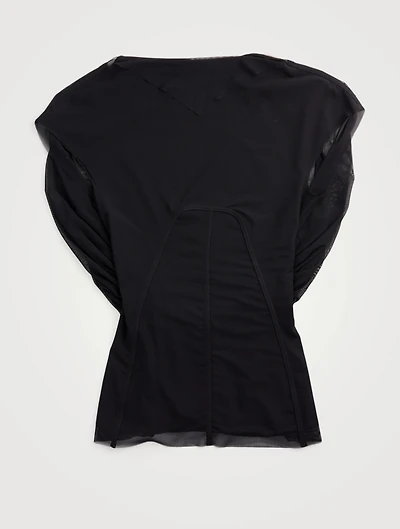 Column Draped Top