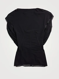 Column Draped Top