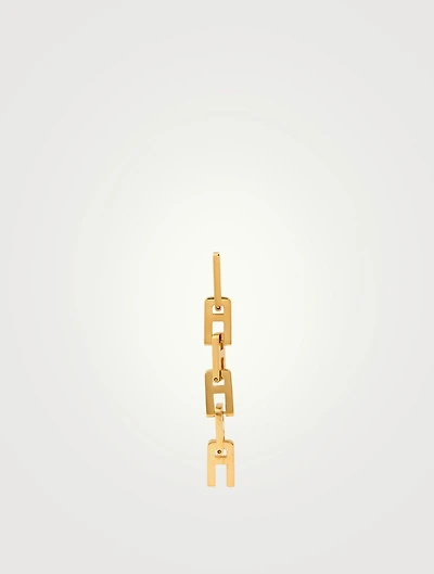 Sterling Silver A Chain Earring