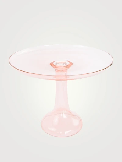 Coloured Glass Cake Stand
