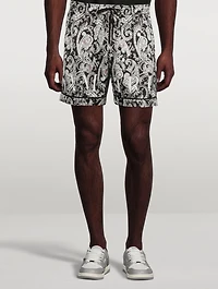 Paisley Pajama Shorts