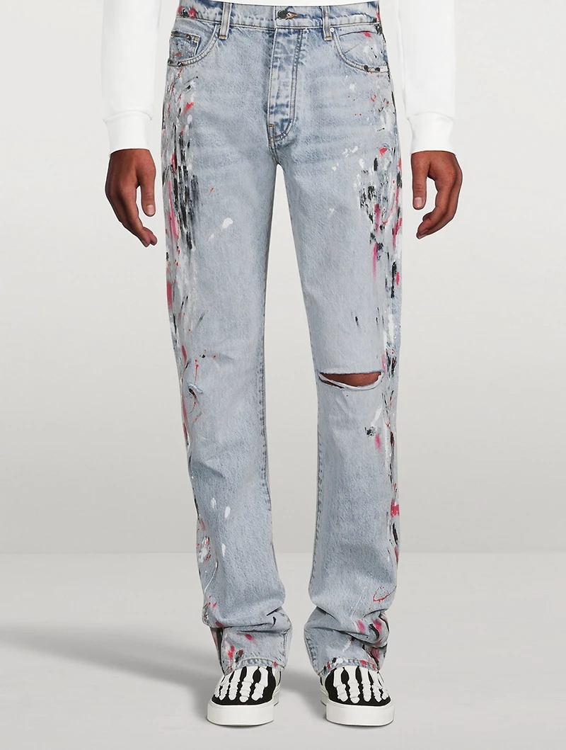 Straight-Leg Painter Jeans