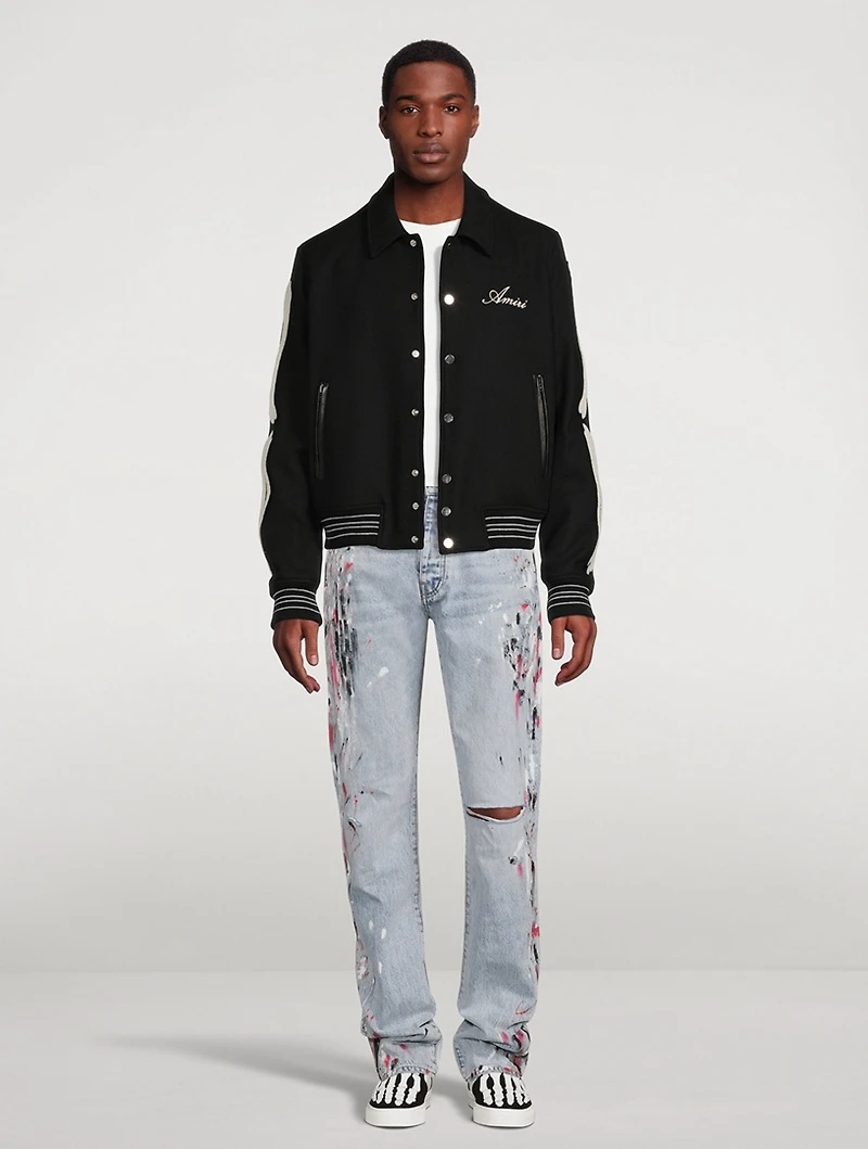 Straight-Leg Painter Jeans