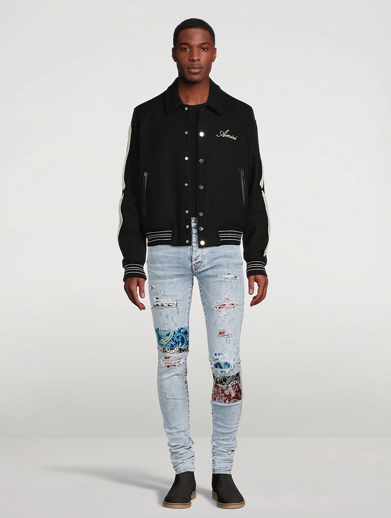 Pajama Art Patch Jeans