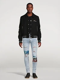 Pajama Art Patch Jeans