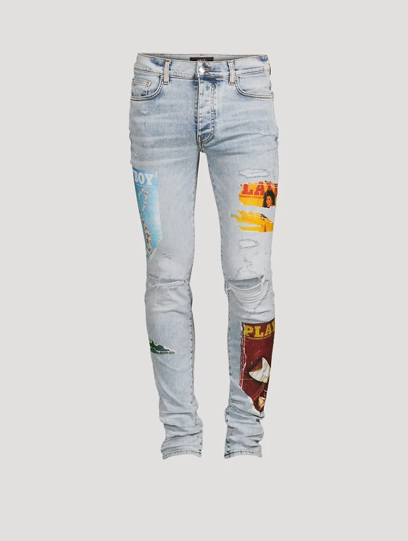 Playboy Magazine Skinny Jeans