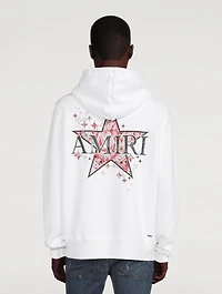 Paisley Star Cotton Hoodie
