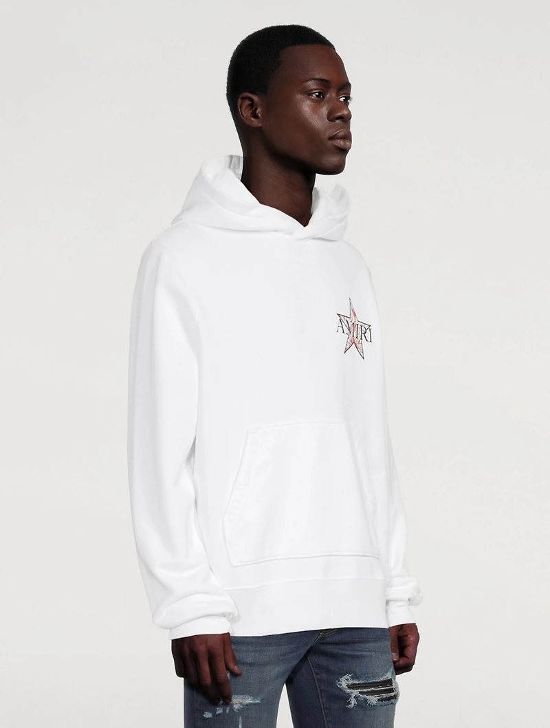 Paisley Star Cotton Hoodie