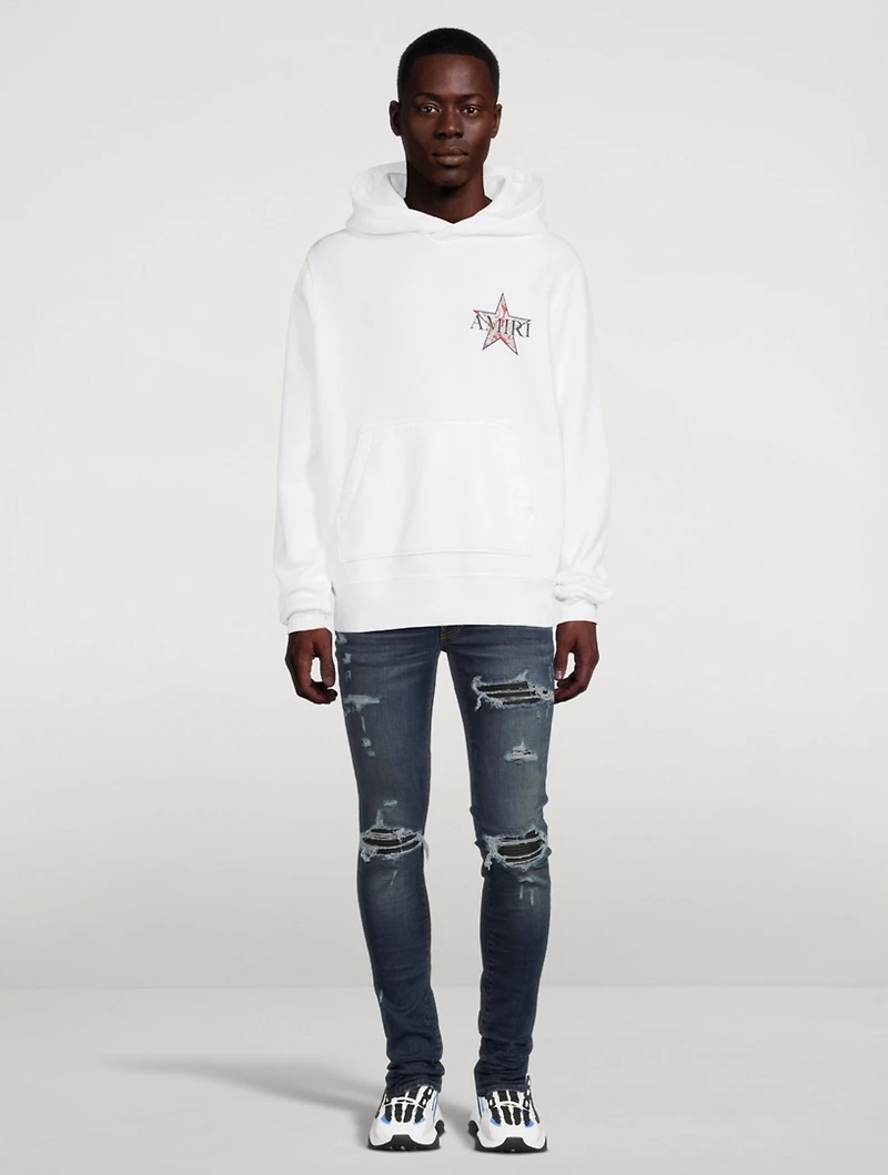 Paisley Star Cotton Hoodie