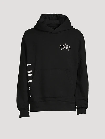 Vertical Logo Cotton Hoodie