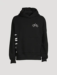 Vertical Logo Cotton Hoodie