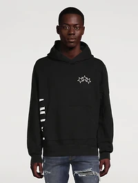 Vertical Logo Cotton Hoodie