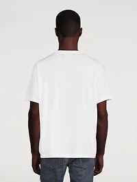 Vertical Logo Cotton T-Shirt
