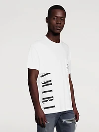 Vertical Logo Cotton T-Shirt