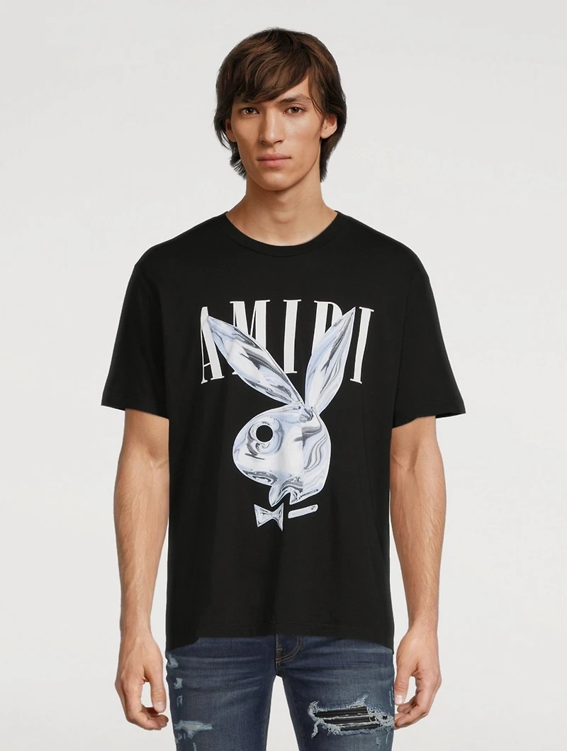 Metallic Bunny Logo T-shirt