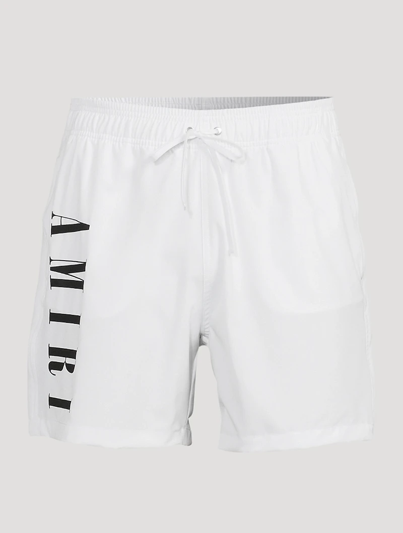 Vertical Logo Swim Trunks