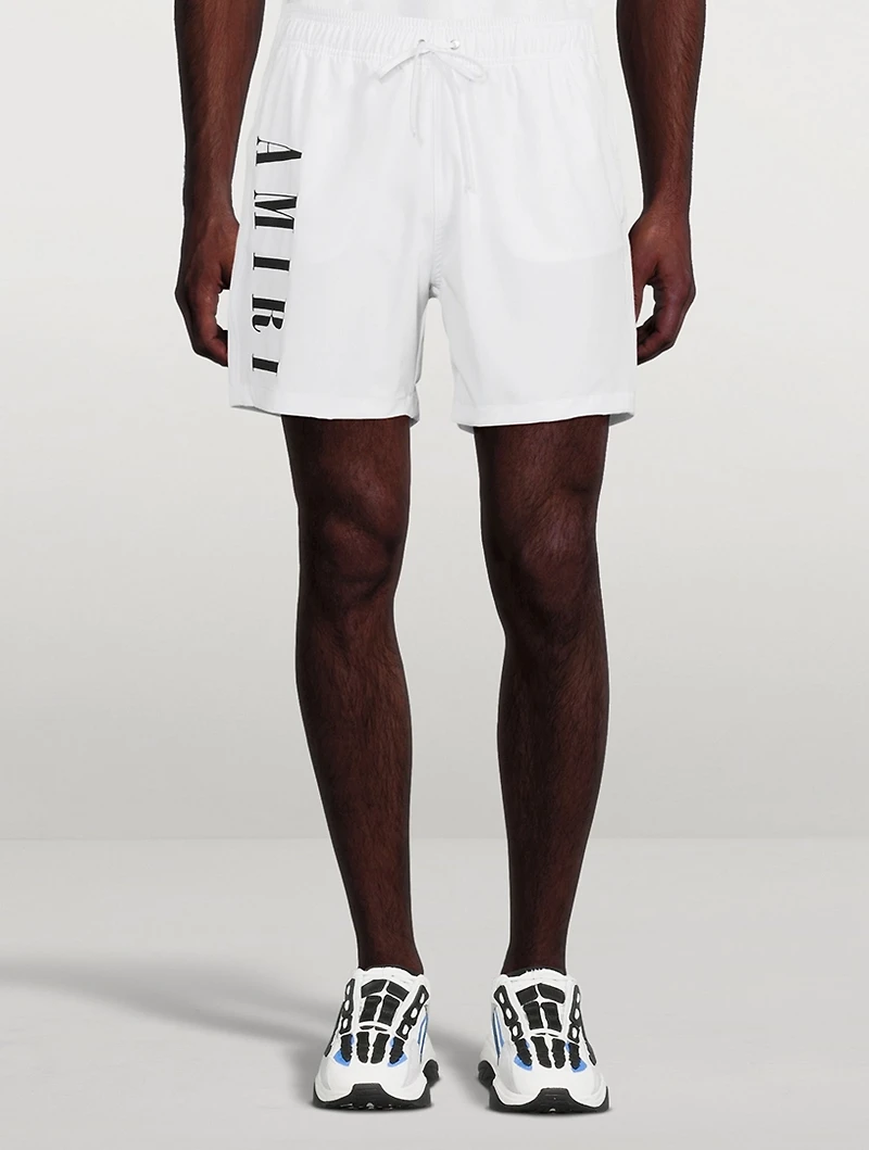 Vertical Logo Swim Trunks