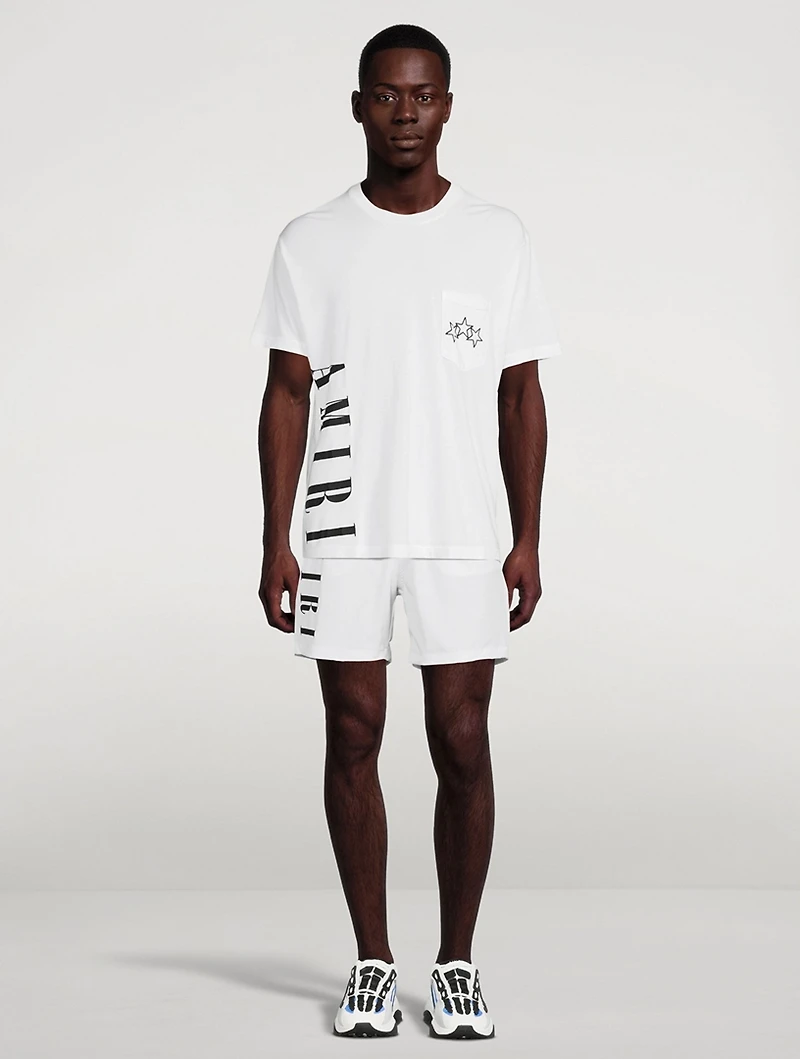 Vertical Logo Swim Trunks