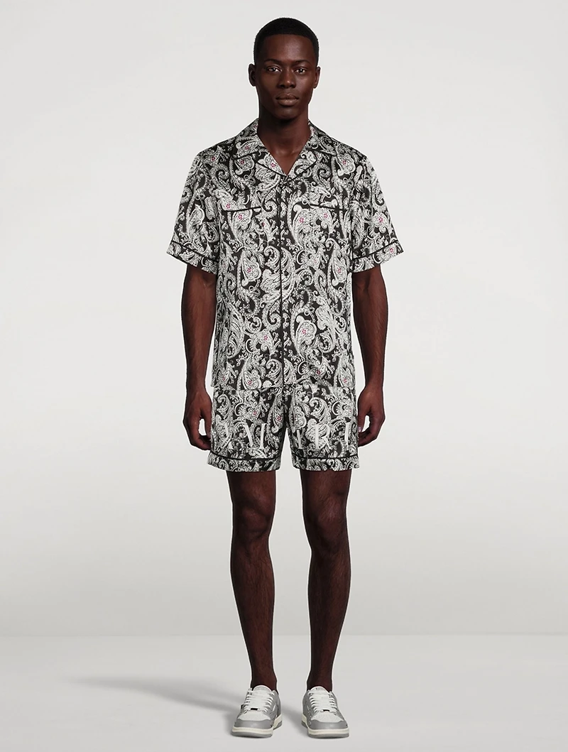Paisley Pajama Shirt