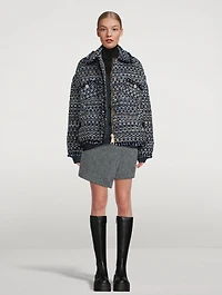 Killer Tweed Down Puffer Jacket