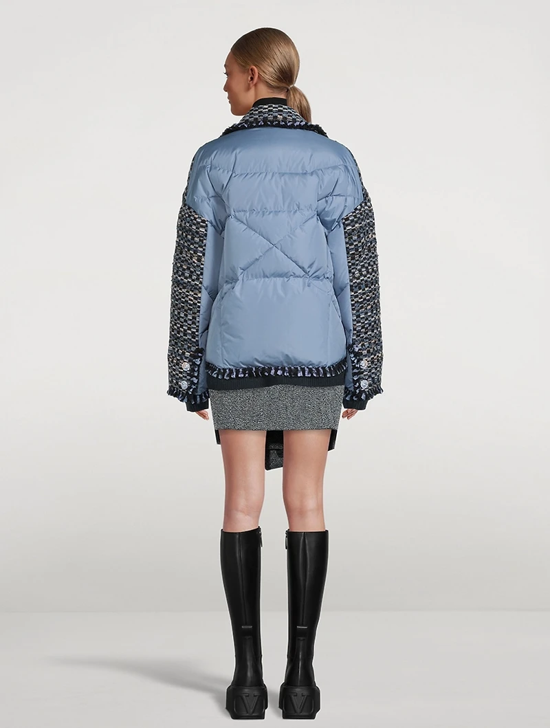 Killer Tweed Down Puffer Jacket